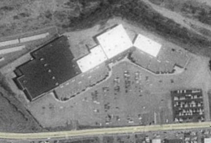 1995 satellite view of Newport Mall in Newport, RI
