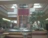 Glass elevator and fountain inside of Rhode Island Mall in Warwick, RI