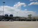 Woodfield Mall parking deck and Rainforest Cafe in Schaumburg, IL
