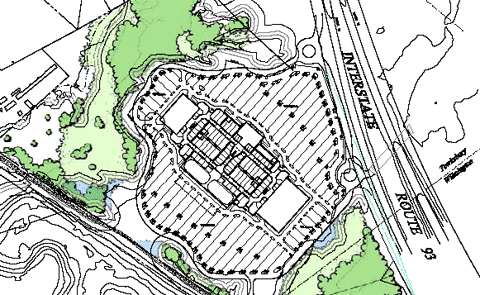 Tewksbury Mills site plan